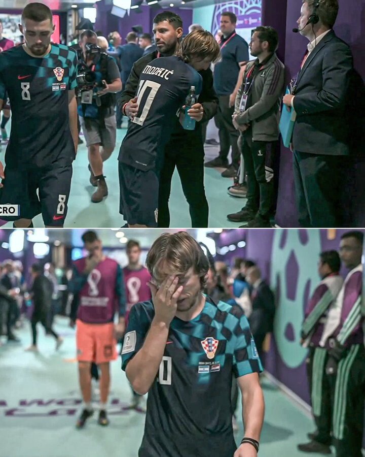 عکس | اتفاق جالب برای کاپیتان کرواسی | سورپرایز جوانمردانه پس از شکست در نیمه نهایی جام جهانی