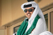 عکس | آرزوی امیر قطر در جام جهانی برآورده شد!