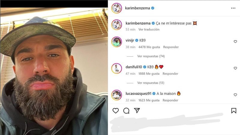 عکس| بنزما با ۳ کلمه فرانسه را به هم ریخت | پست جنجالی قبل از فینا جام جهانی