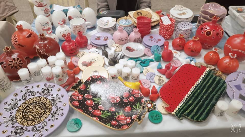 عرضه دستاوردهای بانوان در ایستگاه مترو صنعت