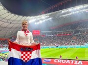 تصاویر | آواز عاشقانه رئیس جمهور متعصب کرواسی در جام جهانی