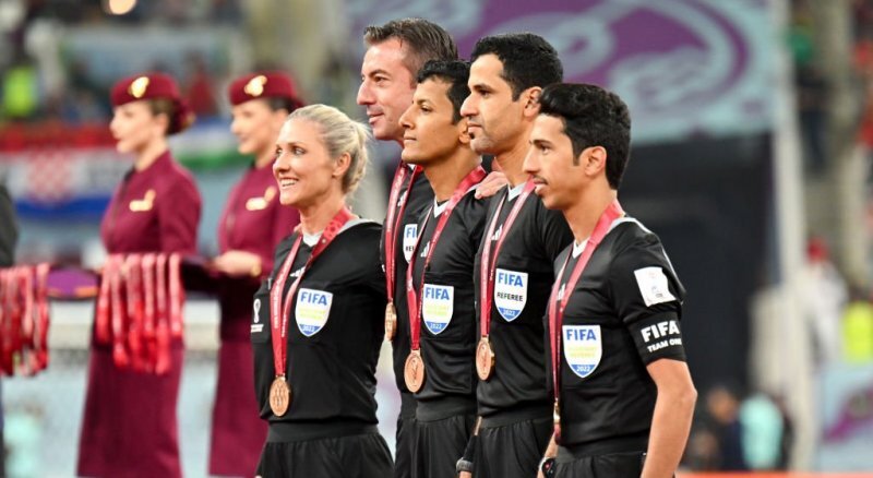 عکس | اتفاق تاریخی؛ اولین زنی که از جام جهانی مدال گرفت