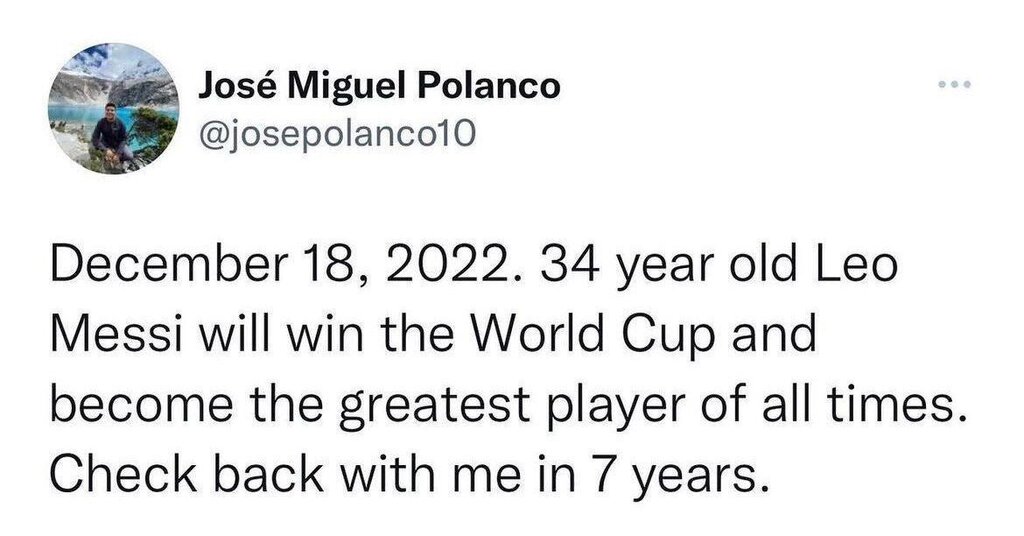 عکس| پیش بینی ۷سال پیش در مورد لیونل مسی خبرساز شد | قهرمان جام جهانی و بهترین بازیکن تاریخ!