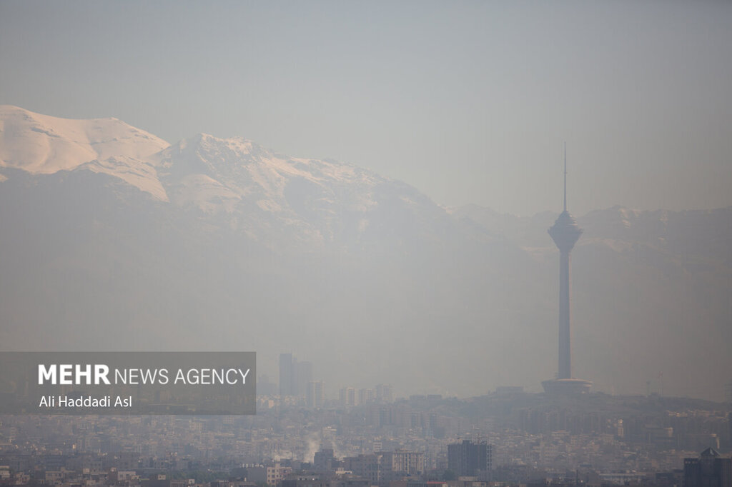 تصاویری متفاوت آلودگی شدید هوای تهران