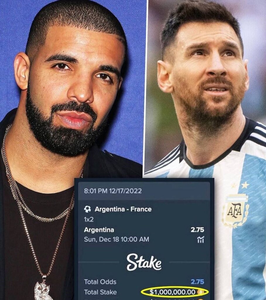 عکس| شرطبندی دیوانه وار خواننده مشهور روی فینال جام جهانی | چهره بدشگون قهرمان را انتخاب کرد