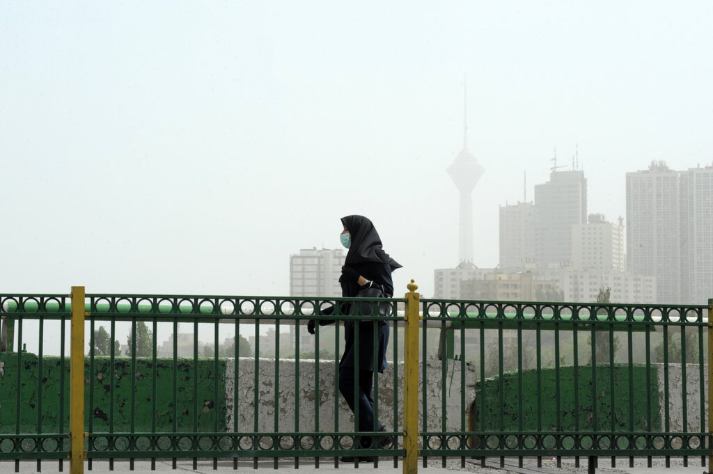 آخرین وضعیت هوای تهران در روز دوشنبه