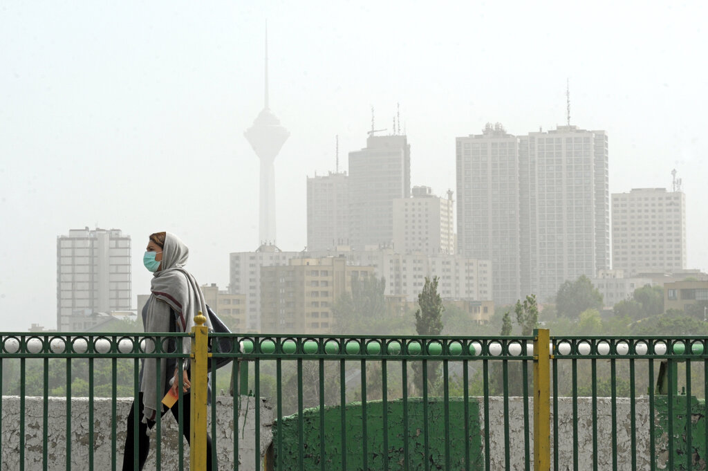 آلودگي هوا - تهران - خيابان - مردم