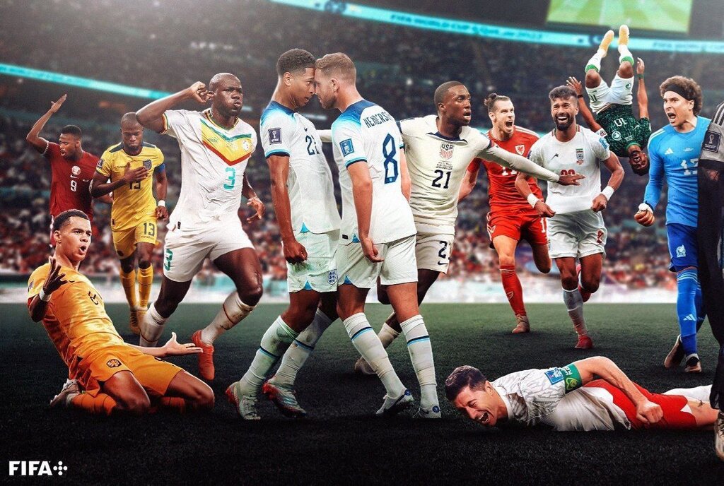 تصویر یک ایرانی با اقدام فیفا جهانی شد | منتخب لحظههای ماندگار جام جهانی قطر در یک قاب