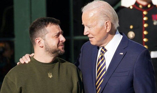بایدن و زلنسکی