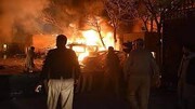 ببینید | لحظه پس از  انفجار انتحاری در پایتخت پاکستان