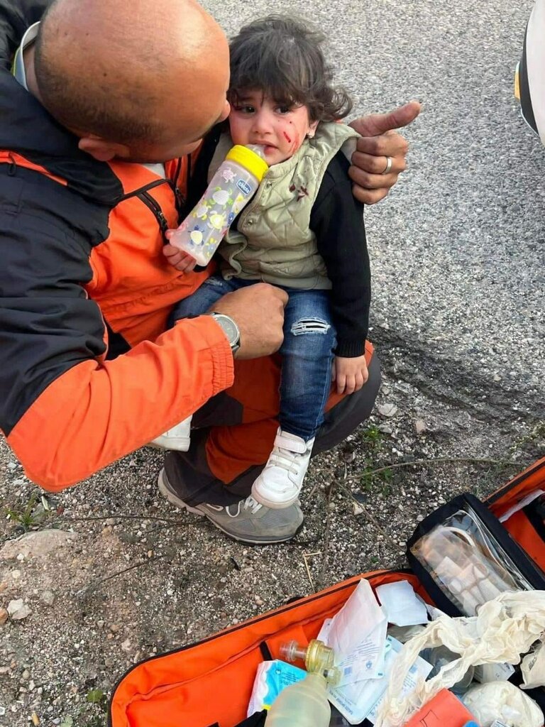 تصاویر ا حمله صهیونیستها به دختربچه یکونیم ساله فلسطینی