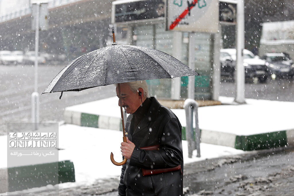 اولین برف زمستانی