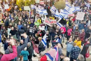 ببینید | هزاران صهیونیست علیه نتانیاهو | معترضان به خیابان ها آمدند