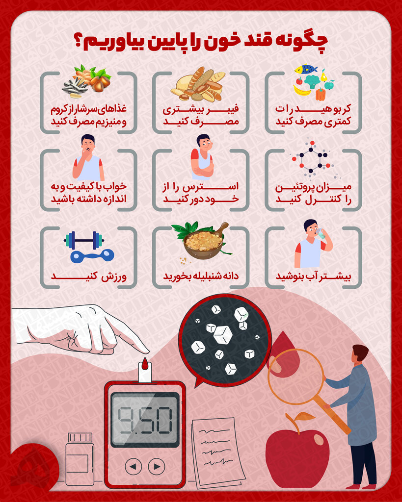 سادهترین روش کاهش قند خون | چگونه قند خون را پایین بیاوریم؟