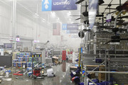 ببینید | طوفان و یخبندان شدید در آمریکا | فروشگاه ها غارت شدند