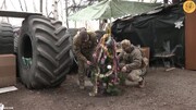 ببینید | سربازان اوکراینی کریسمس را اینگونه جشن گرفتند!