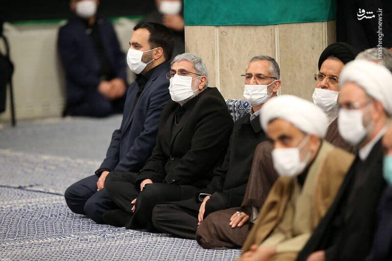 تصاویری از رئیسی و قالیباف تا سیدحسن خمینی ،سردار قاآنی ،حدادعادل و... در مراسم شام غریبان دختر پیامبر