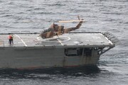 عملیات متفاوت بالگردها روی عرشه شناورهای نیروی دریایی ارتش