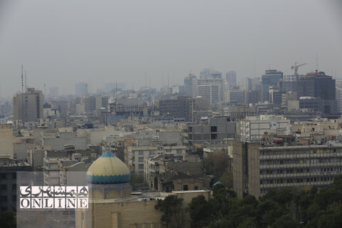تصاویری که اوج آلودگی تهران را نشان می‌دهد
