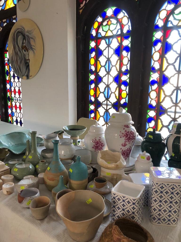 صنایع دستی بانوان خودسرپرست در عمارت کاظمی