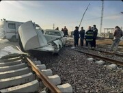 جزئیات تصادف  قطار با یک وانت در کرج | این حادثه فوتی داشت؟