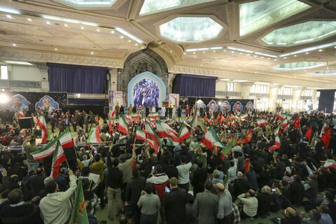 مراسم بزرگداشت شهید سلیمانی در مصلی تهران / امیر پناه پور