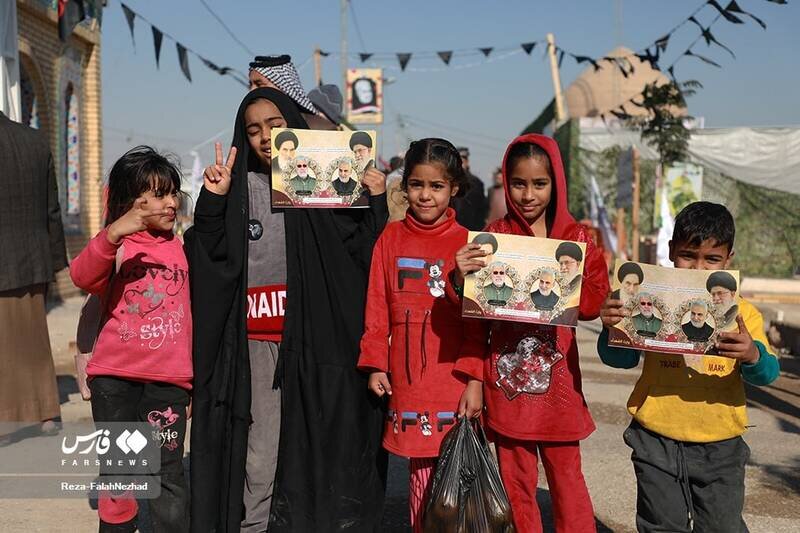 تصاویر ا گرامیداشت سالروز شهادت سردار سلیمانی در وادیاسلام نجف