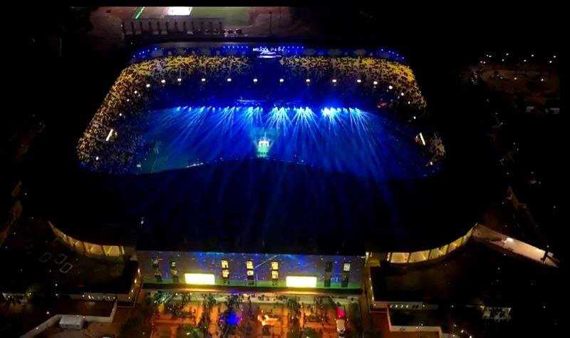 تصاویر هیجان انگیز از مراسم معارفه رونالدو در النصر | نورافشانی در عربستان به افتخار ستاره پرتغالی