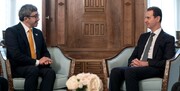 عکس | وزیر خارجه امارات به دیدار بشار اسد رفت