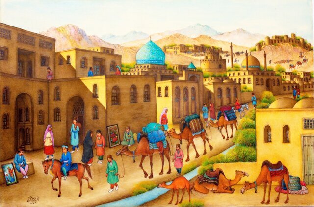 سیر و صفا در نگارههای عباسی