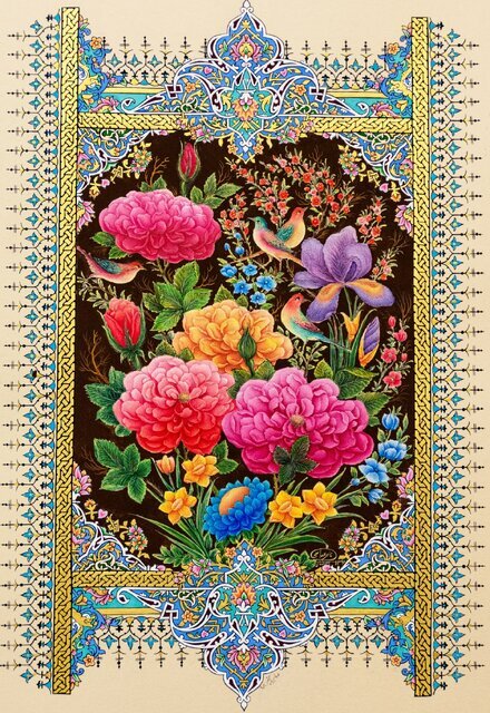 سیر و صفا در نگارههای عباسی