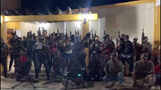 ببینید | نمایش قدرت کارتل‌های مکزیکی مواد مخدر با تسلیحات به روز در مقابل ارتش کشورشان