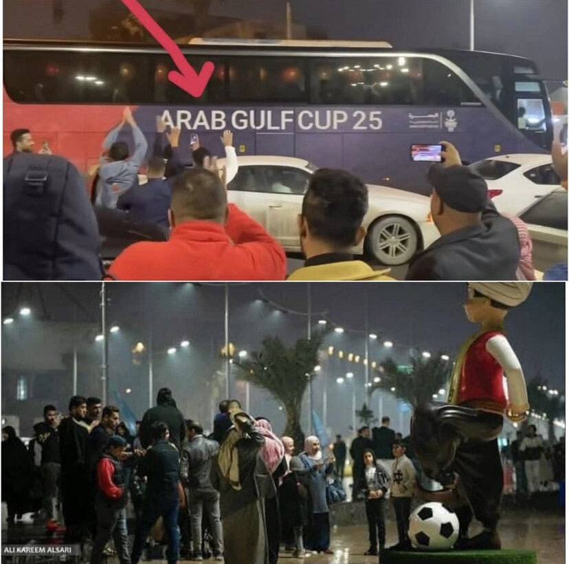 عکس | اقدام زشت تیم ملی عربستان علیه ایران | اتوبوس جنجالی در جام ملت های عرب