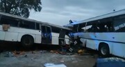 ببینید | تصادف مرگبار  دو اتوبوس مسافربری در سنگال