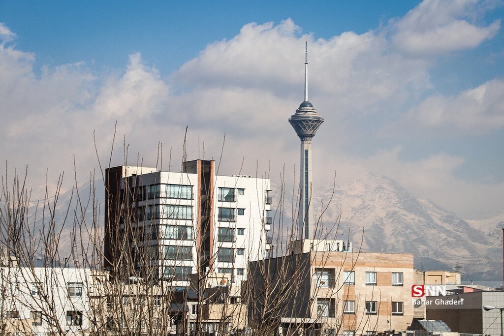 تصاویر ا آسمان آبی تهران