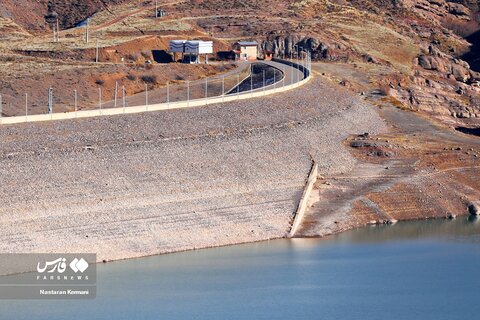 آخرین وضعیت ذخیره آب در «سد طالقان»
