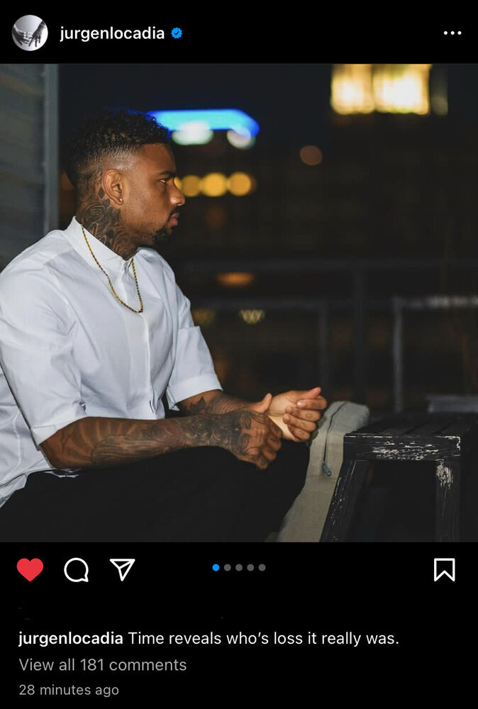 عکس | پیام رمزآلود لوکادیا | مخاطب پست کنایه آمیز مهاجم فراری پرسپولیس کیست؟