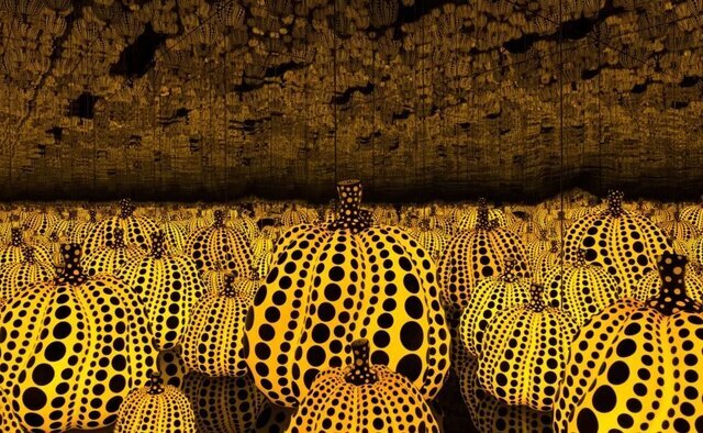 خال خالیهای هنرمند افسانه ای ژاپن| کدو تنبل هایی که خودنگارهاند