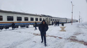 ببینید | برف قطار تهران - شیراز را زمین گیر کرد | آخرین وضعیت مسافران و قطار را ببینید