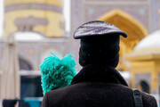 عکس | خادمان بارگاه امام رضا (ع) در راهپیمایی روز قدس