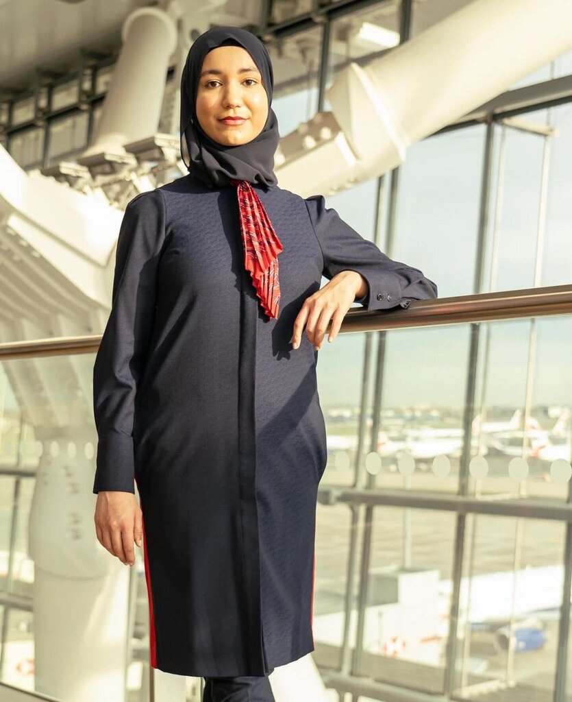 عکس | حجاب به یونیفرم رسمی خطوط هوایی انگلیس اضافه شد