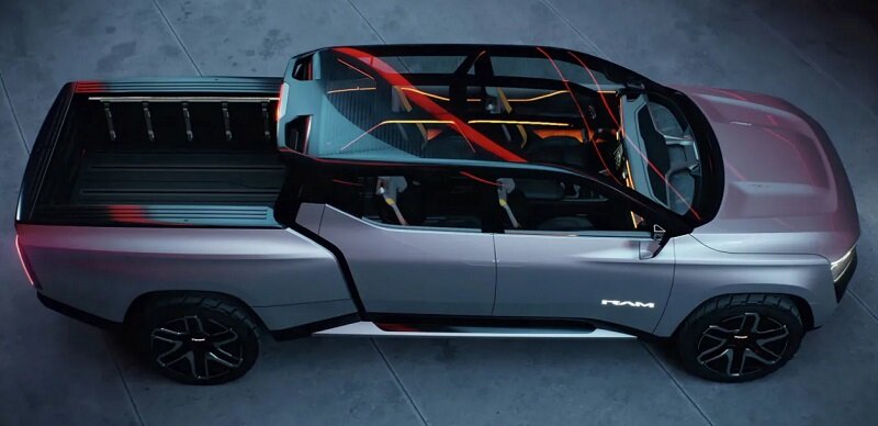 تصاویری از اولین وانت برقی ۲۰۲۴ | رونمایی از رم ۱۵۰۰