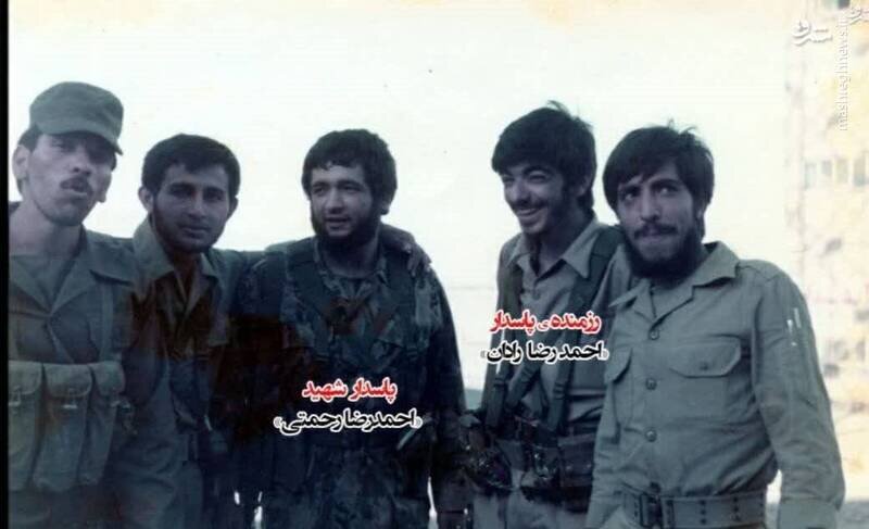 تصاویر دیده نشده از سردار رادان در کنار عقاب کردستان