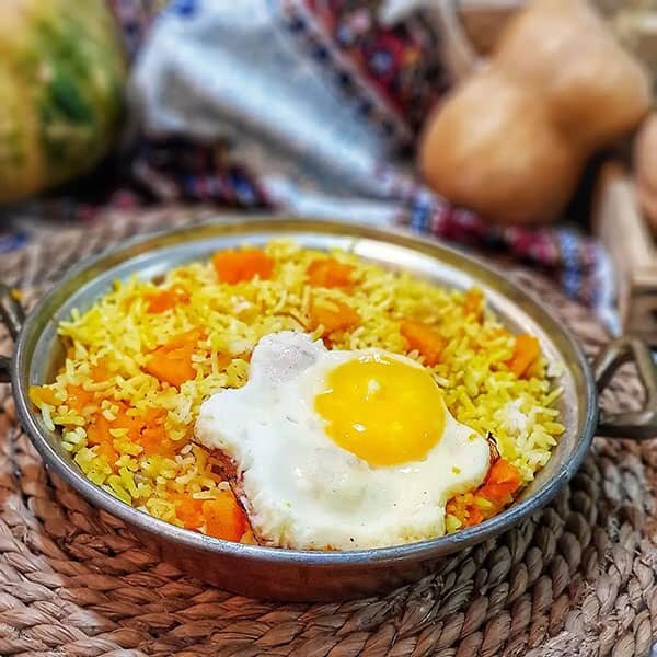 طرز تهیه کدو پلوی مازندرانی به دو روش ساده