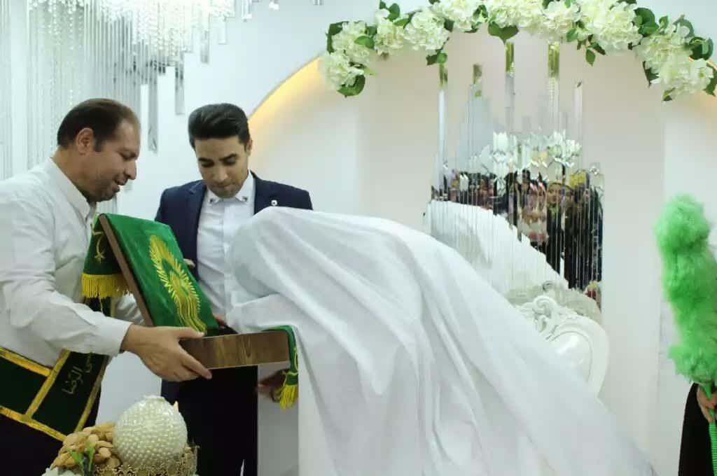 ازدواج دختر اهل آلبانی در حرم رضوی