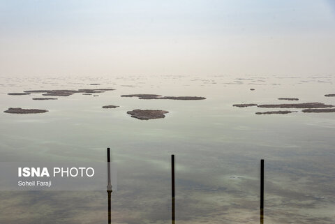 وضعیت غم انگیز بزرگترین دریاچه آب شور خاورمیانه