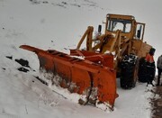 ببینید | بارش نیم متری برف در رودبار | آغاز عملیات برفروبی مناطق کوهستانی خورگام