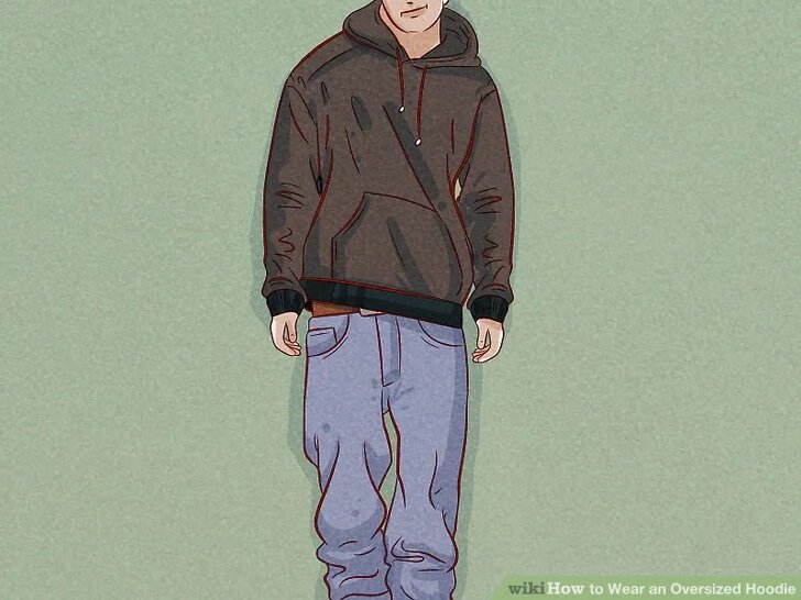 چگونه یک هودی اورسایز یا بزرگ بپوشیم؟ | هودی را با این شلوارها ست کنید