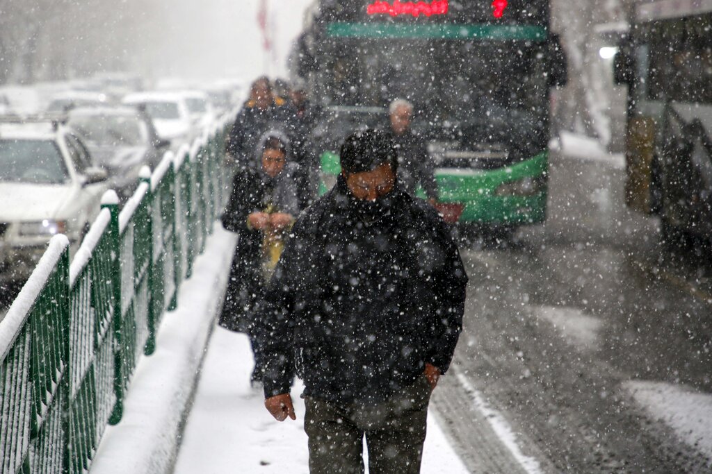 بارش برف در تهران / محمد عباس نژاد