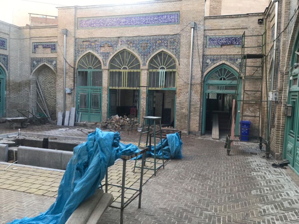 حال یادگار پیر معماری سنتی ایران خوب است | مرمت مسجد تاریخی به نیمه رسید